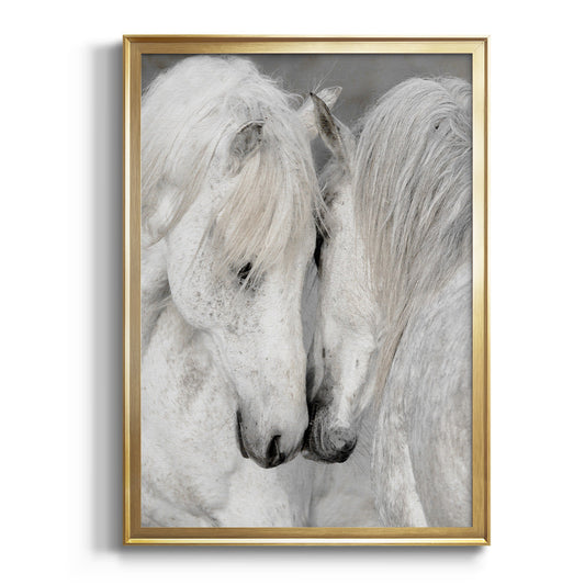 Affection II - Modern Framed Canvas Print