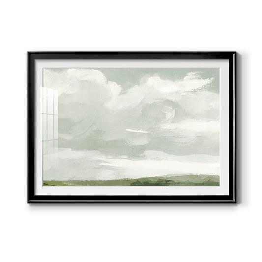 Gray Stone Sky III - Modern Framed Art Print