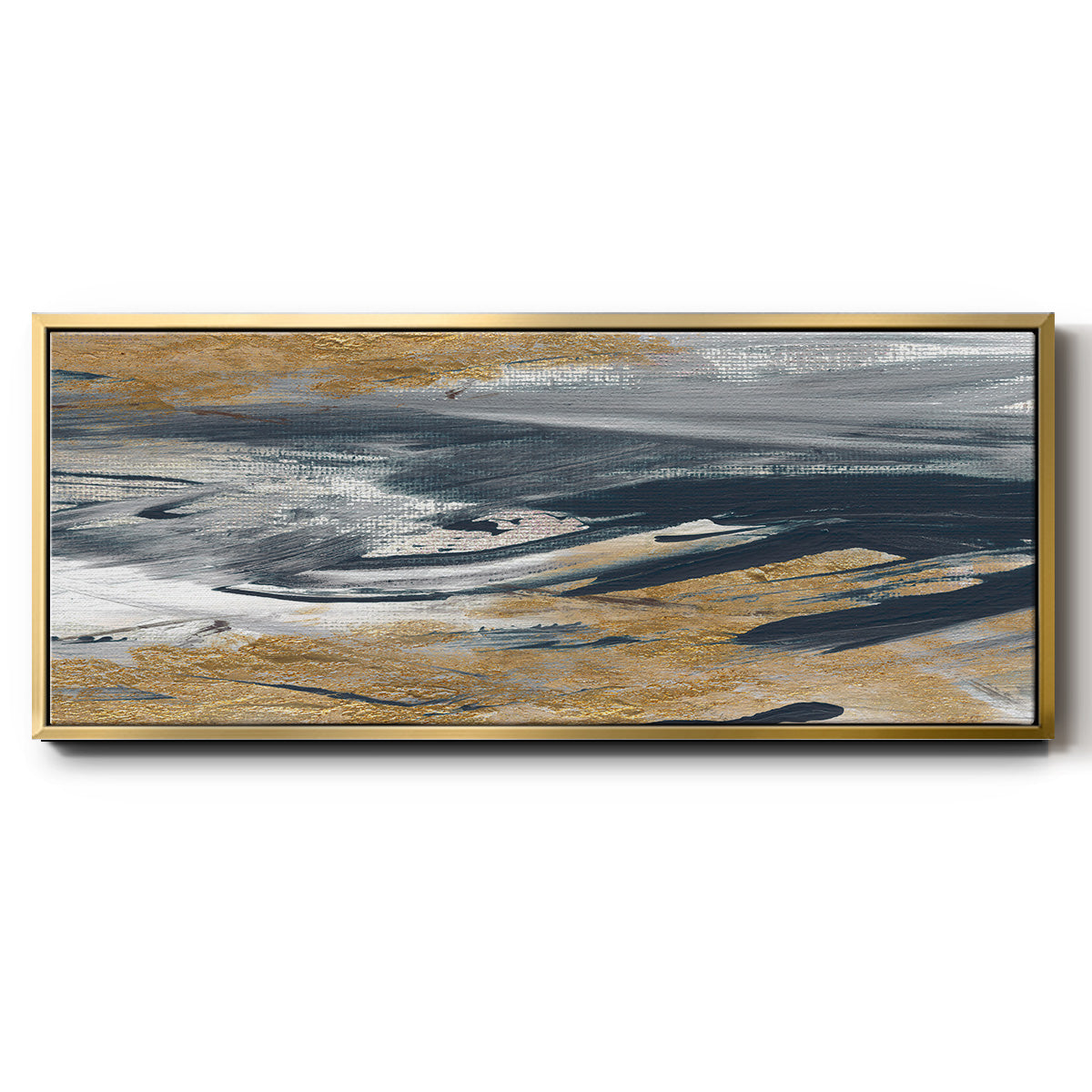 Tumultuous Navy - Floater Framed Canvas Print