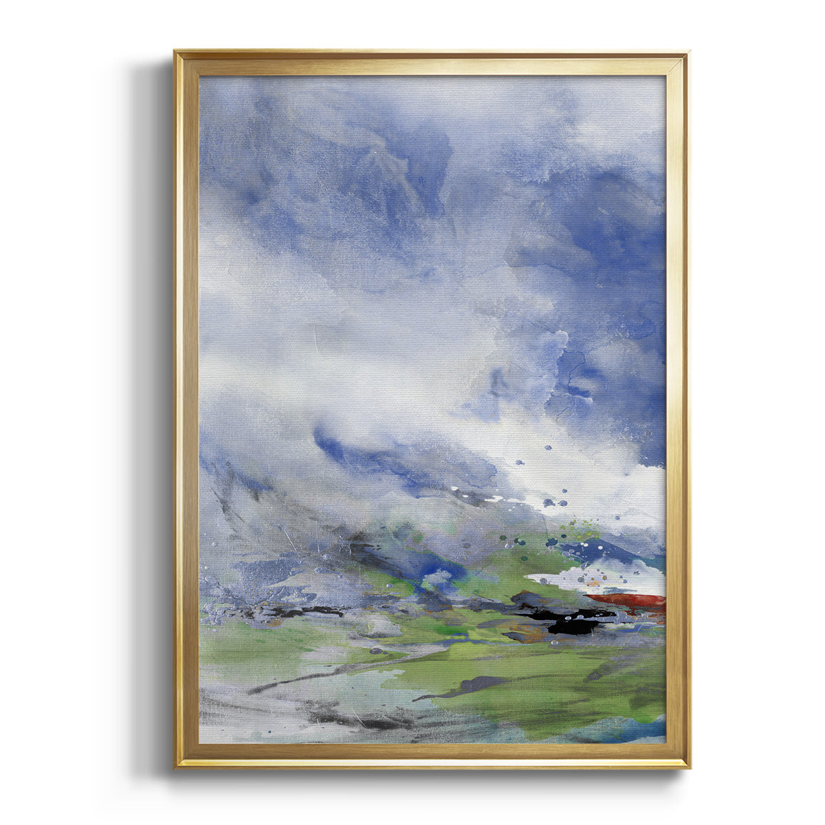 Spring Air - Modern Framed Canvas Print