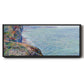 The Sea Seen from the Cliffs of Fecamp, 1881 - Floater Framed Canvas Print