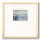 Blue and Gold Abstract II - Double Matboard Framed Print