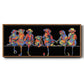 Fun Monkeys - Floater Framed Canvas Print