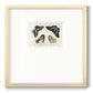 Crackled Butterflies III - Double Matboard Framed Print