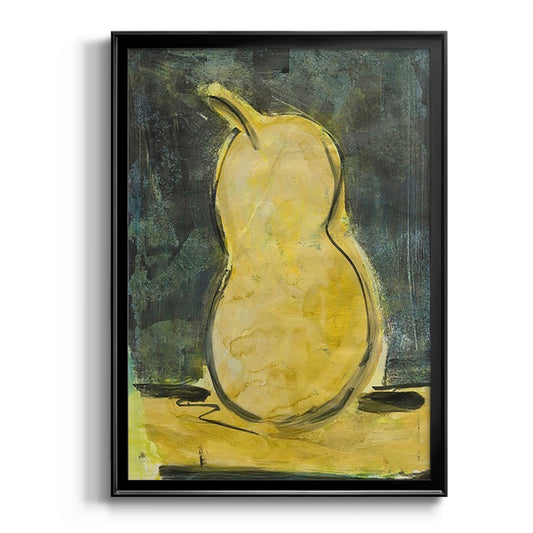 Urban Pear I - Modern Framed Canvas Print
