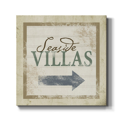 Beach Sign VIII - Canvas Art Print