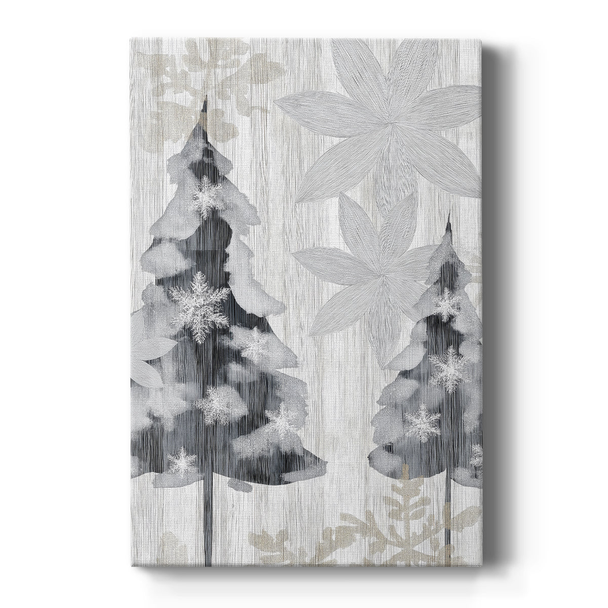 Silver Night Whisper - Canvas Art Print