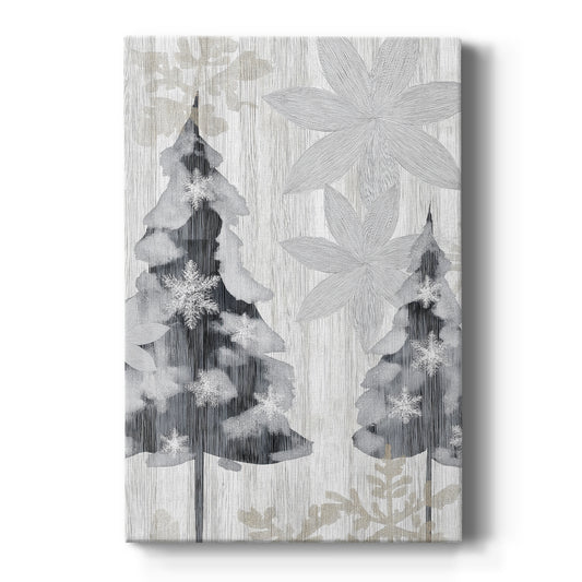 Silver Night Whisper - Canvas Art Print