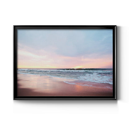 Morning Stroll - Modern Framed Canvas Print