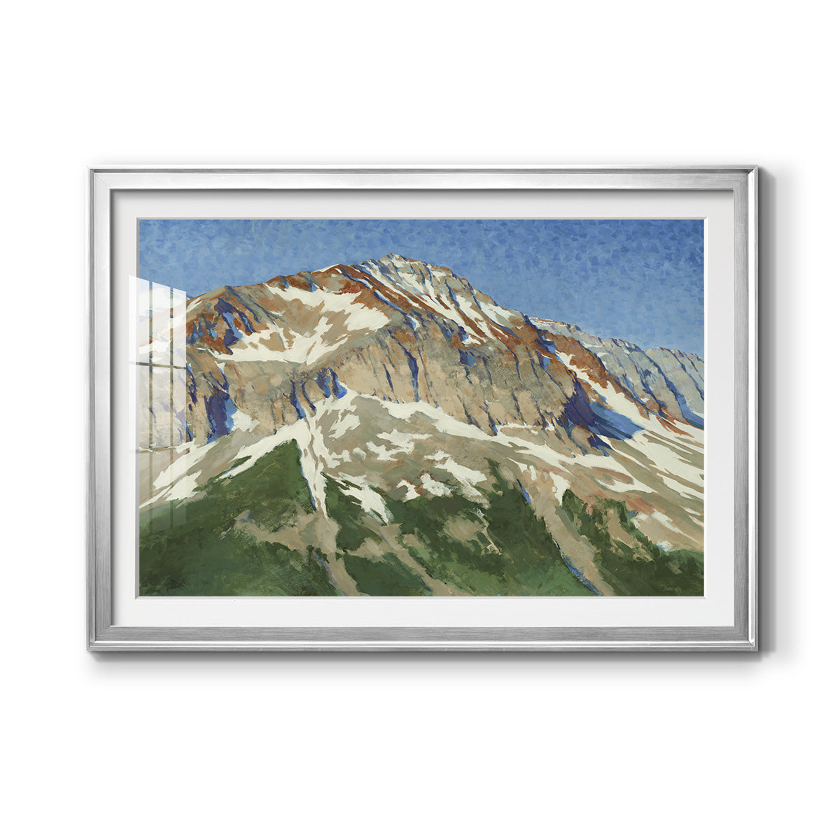 Vermillion Ascent Premium Framed Print - Ready to Hang