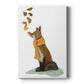 Fox Leaves on Nose - Canvas Art Print