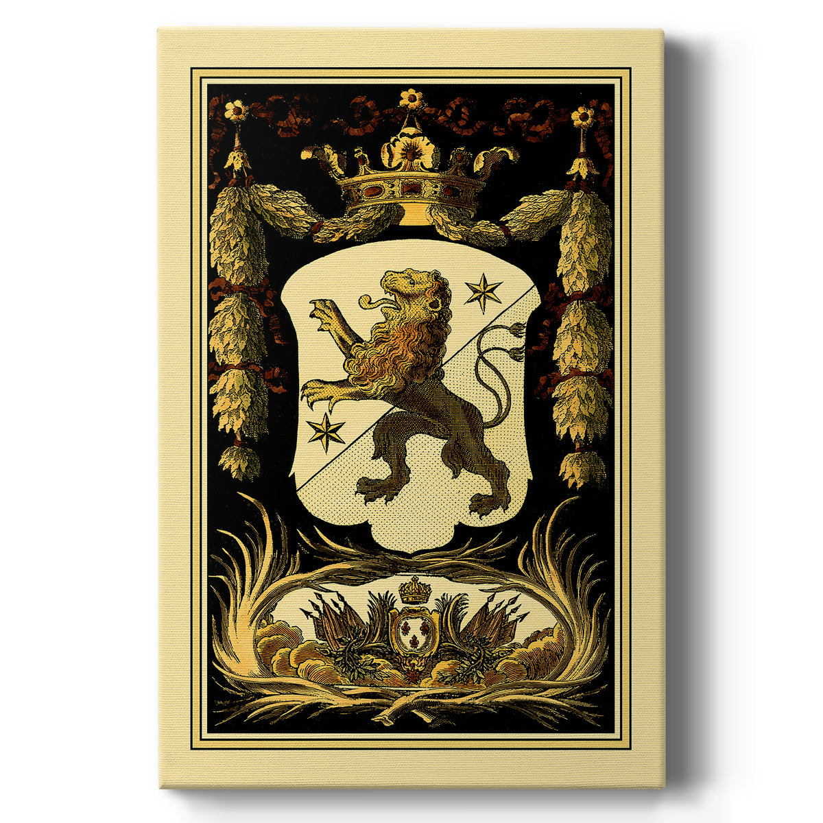 Family Crest III Premium Gallery Wrapped Canvas - Ready to Hang