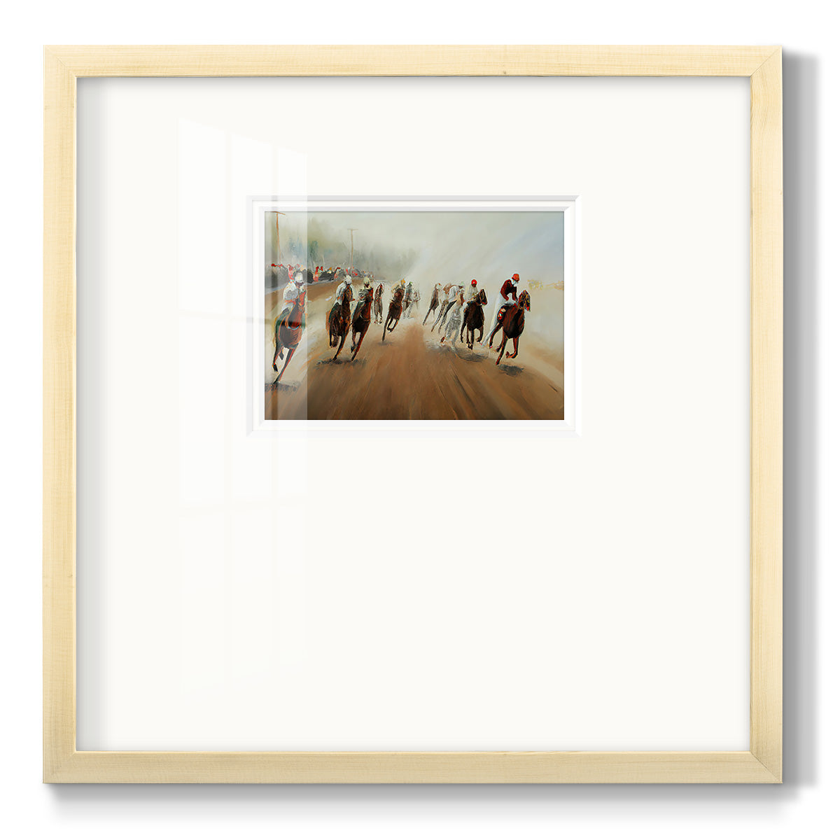 Around the Corner Premium Framed Print Double Matboard