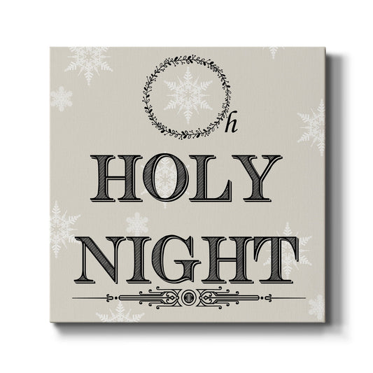 Oh Holy Night-Premium Gallery Wrapped Canvas - Ready to Hang