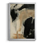 Baked Paintstrokes IV - Modern Framed Canvas Print