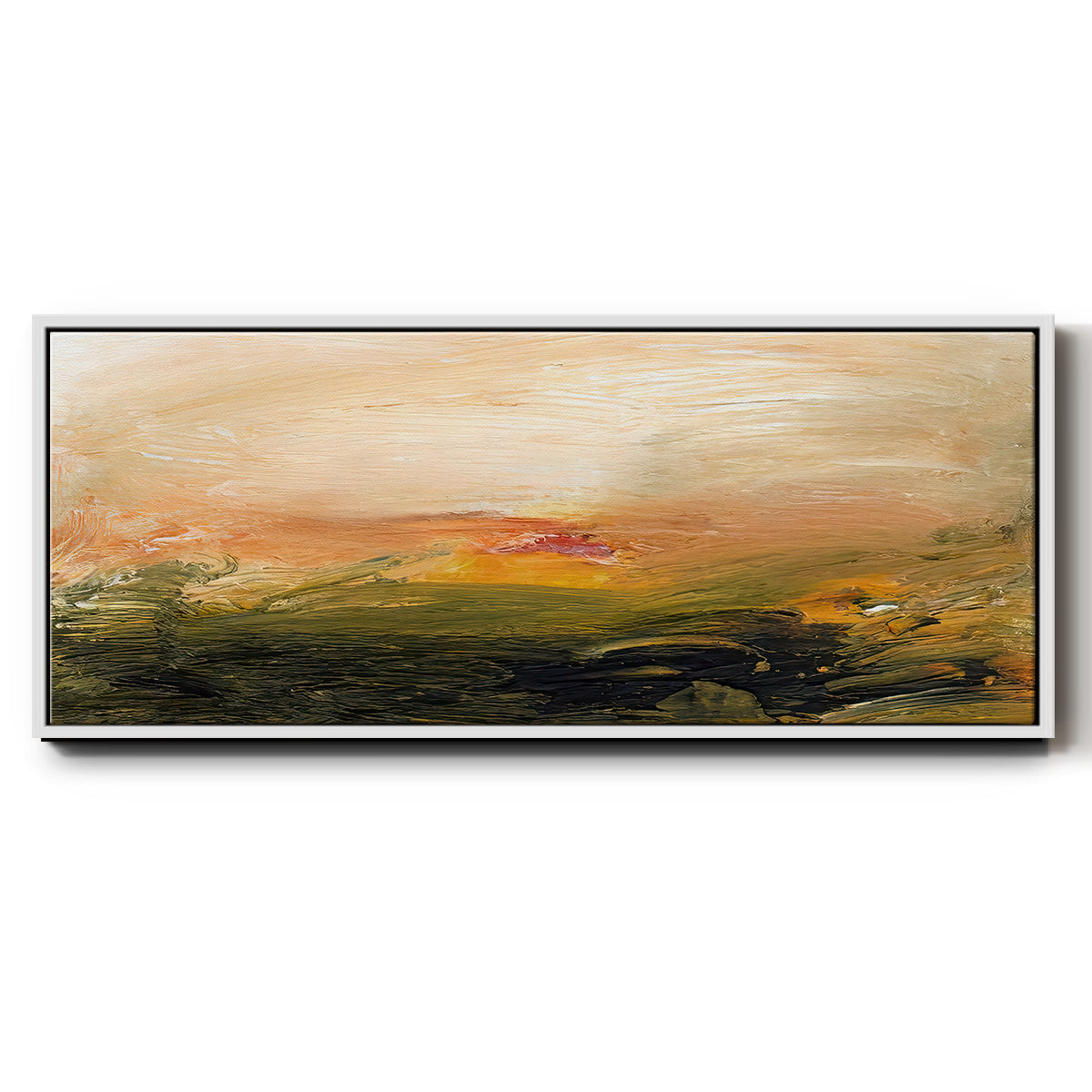 Lingering Light I - Floater Framed Canvas Print