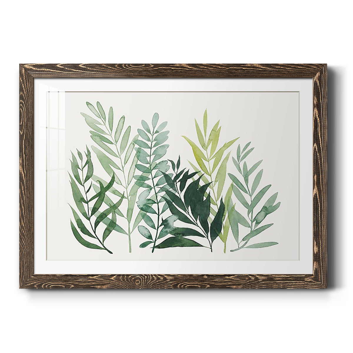 Vert Volunteers II - Barnwood Framed Art Print