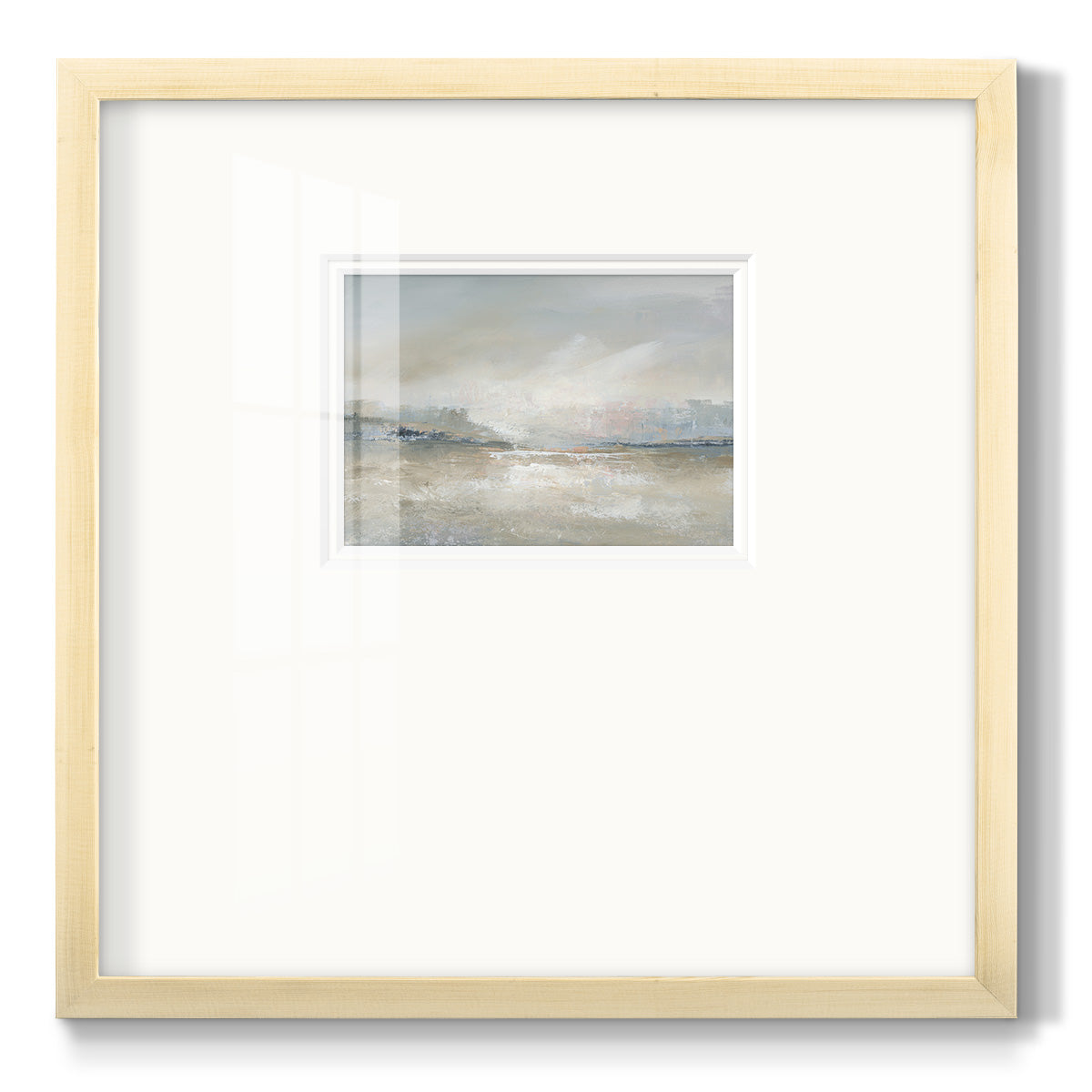Horizon Haze - Double Matboard Framed Print