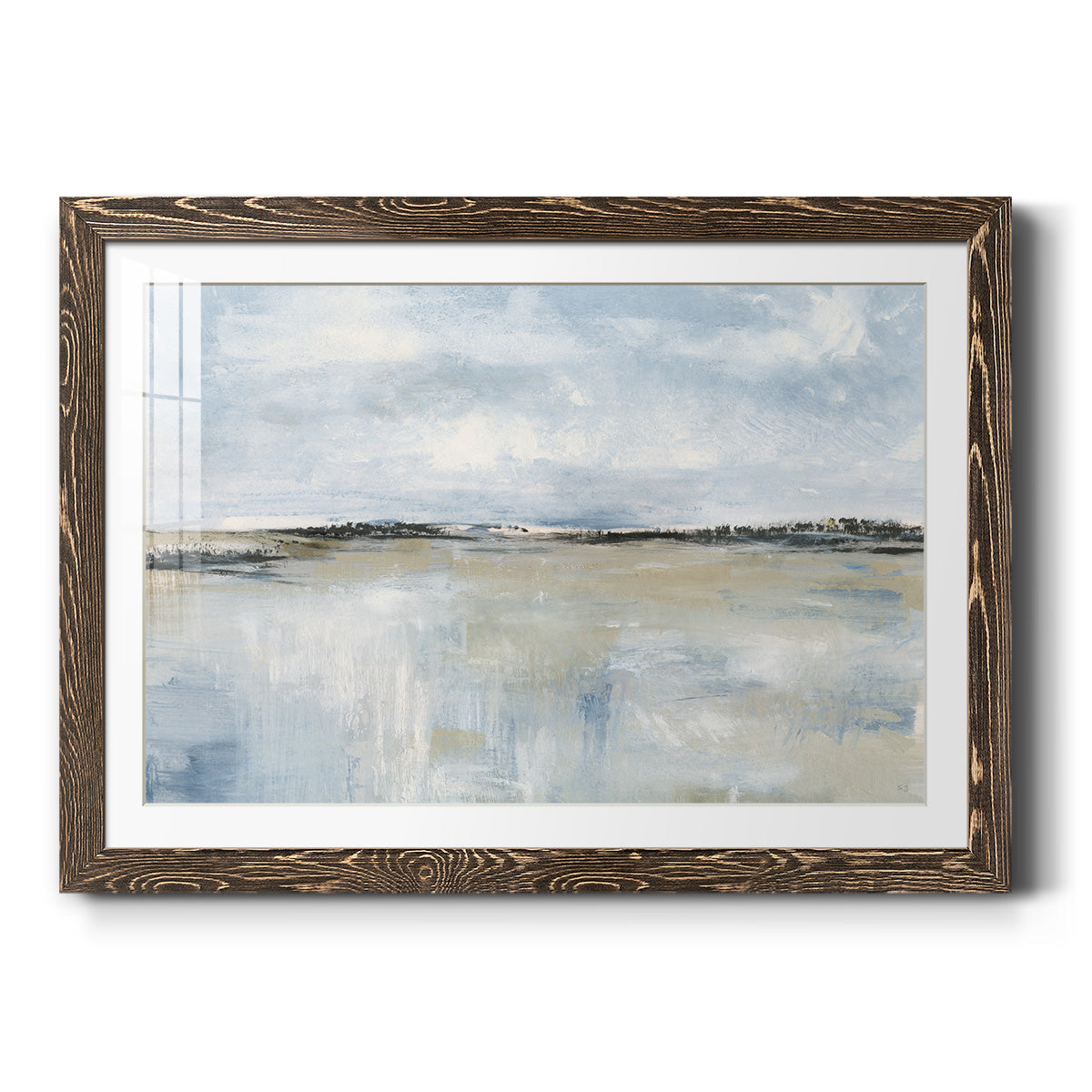 Across The Meadow - Barnwood Framed Art Print