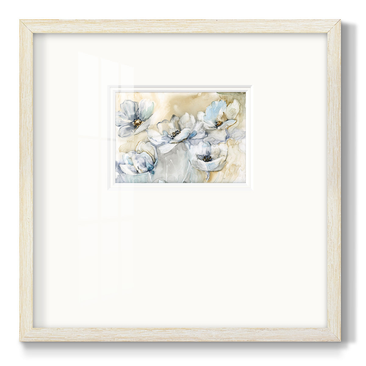 Soft Blooms Premium Framed Print Double Matboard