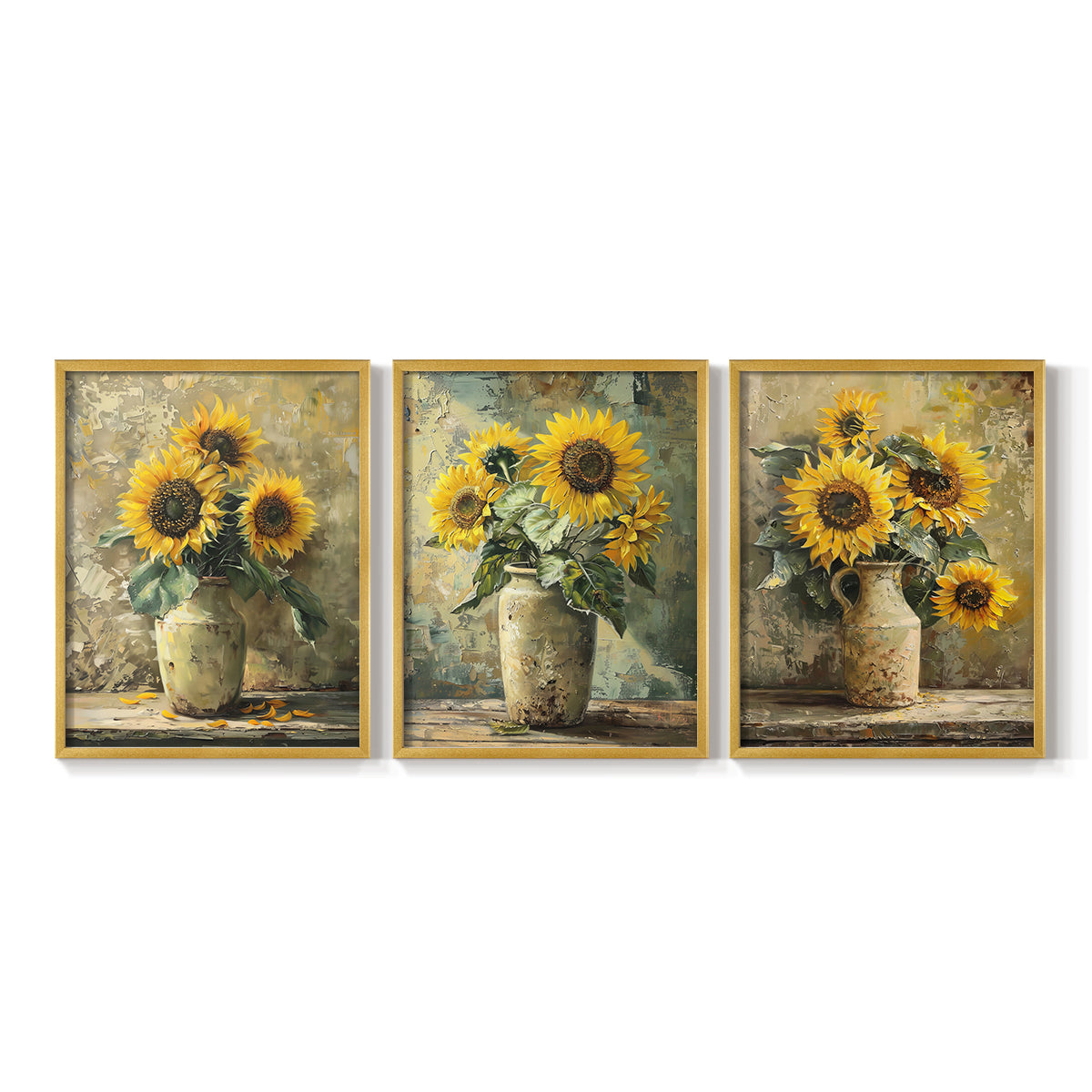 Floral Study Series CLXXI - Restickable Framed Art Set