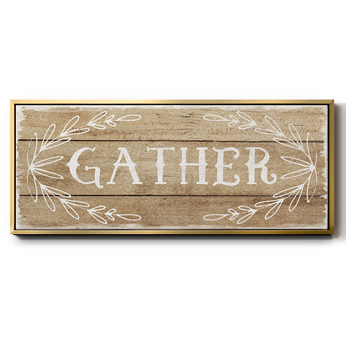 Gather - Floater Framed Canvas Print