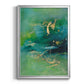 Peaceful Diptych II - Modern Framed Canvas Print