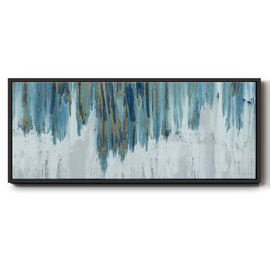 Soft Summer Night - Floater Framed Canvas Print