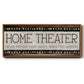 Home Theater - Floater Framed Canvas Print
