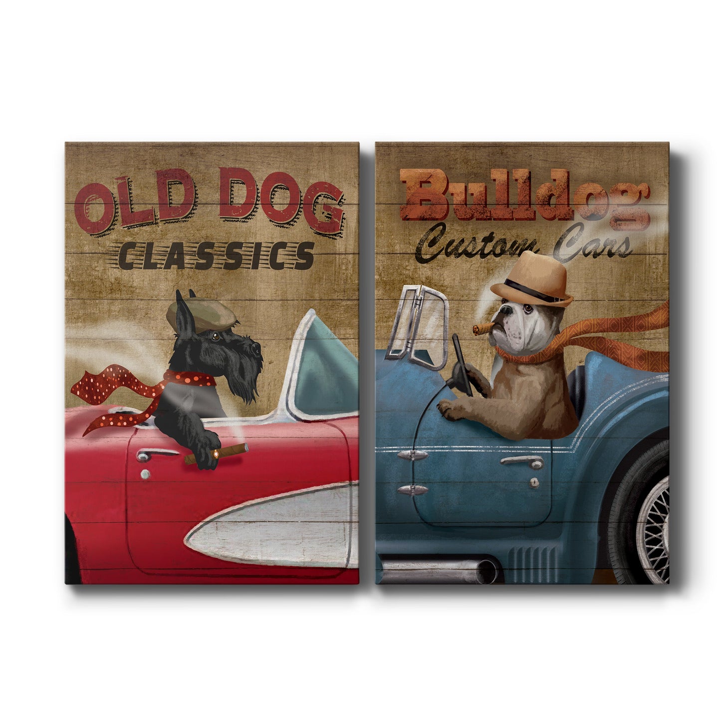 Old Dog Classics Premium Gallery Wrapped Canvas - Ready to Hang