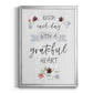 Grateful Heart - Modern Framed Canvas Print