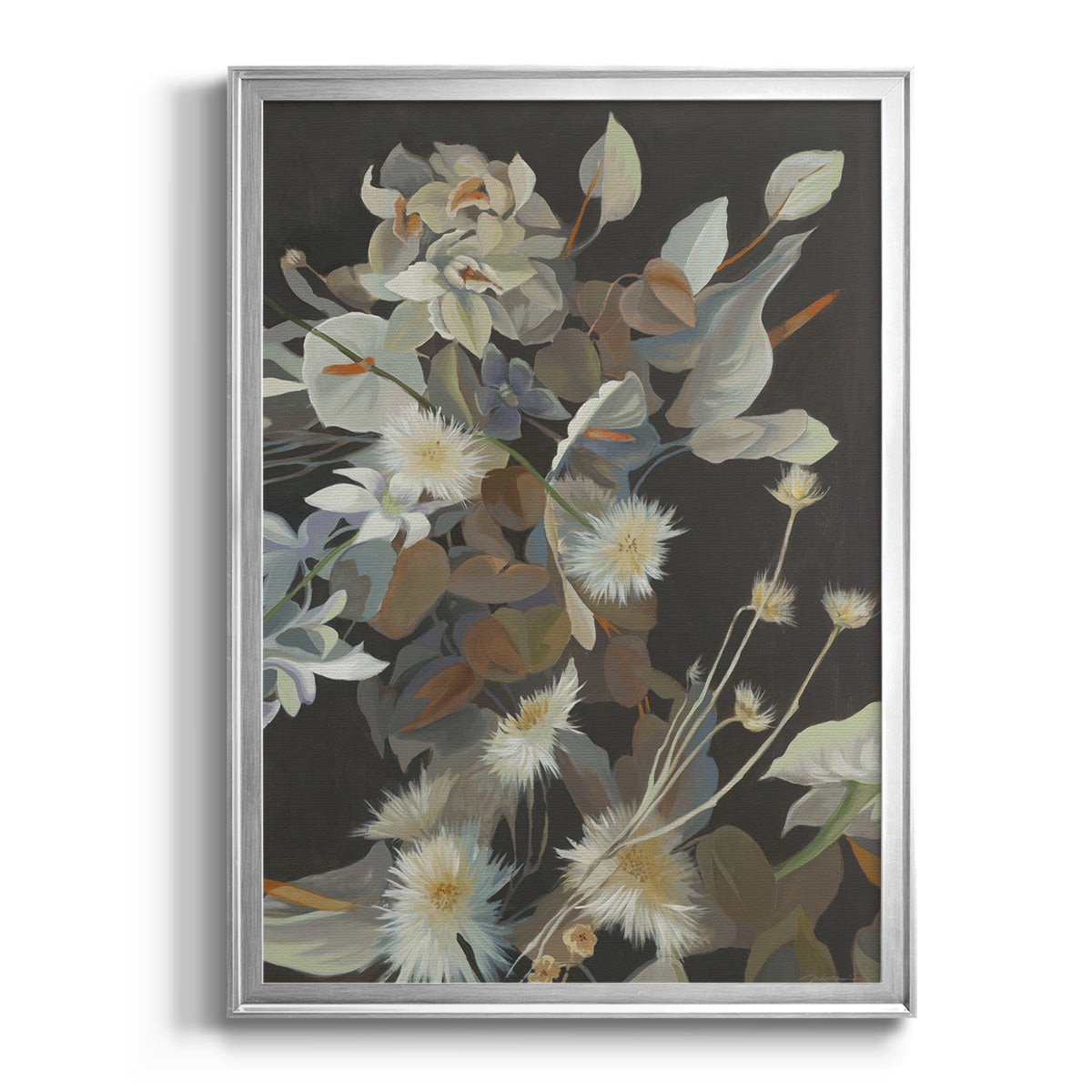 Turn a New Leaf - Modern Framed Canvas Print