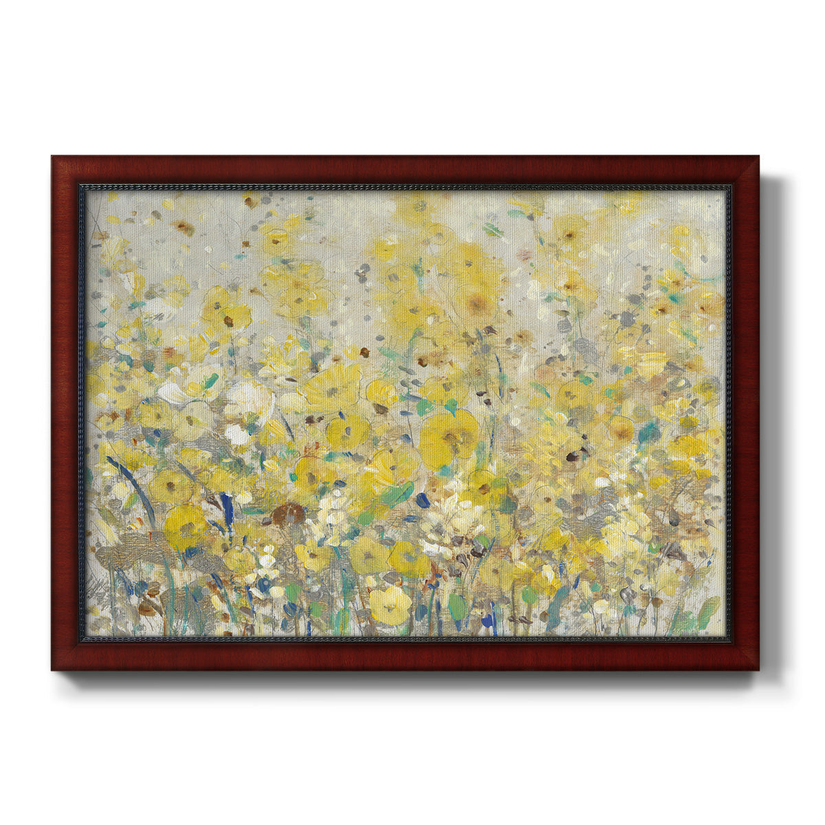 Cheerful Garden I Premium Framed Canvas- Ready to Hang