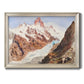 Schreckhorn, Eismeer - Ornate Framed Canvas Print