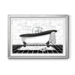 Modern Bath II - Modern Framed Art Print