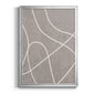Fissures I - Modern Framed Canvas Print