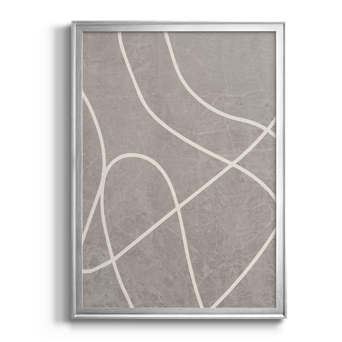 Fissures I - Modern Framed Canvas Print