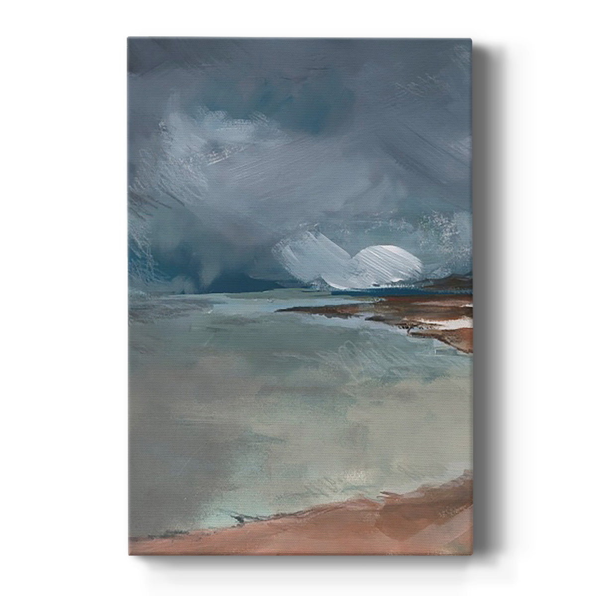 Sea Glass Storm I Premium Gallery Wrapped Canvas - Ready to Hang