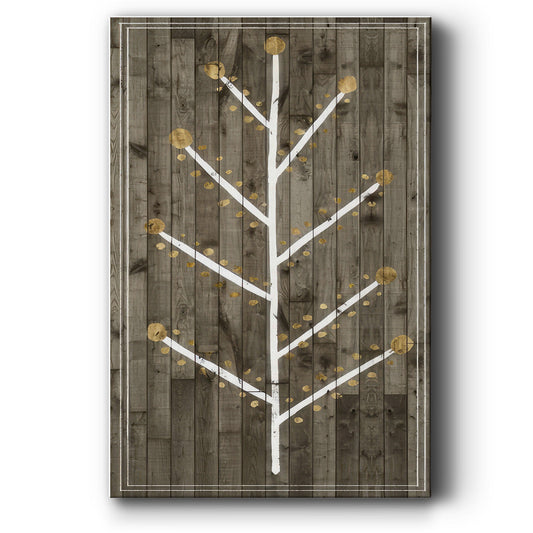 Wooded White Christmas Collection B - Canvas Art Print