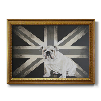 Best of British B&W Premium Framed Canvas- Ready to Hang