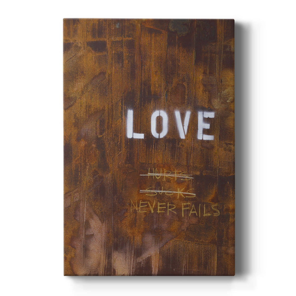 Love Never Fails I Premium Gallery Wrapped Canvas - Ready to Hang