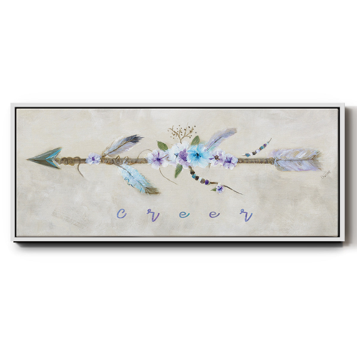 Creer - Floater Framed Canvas Print