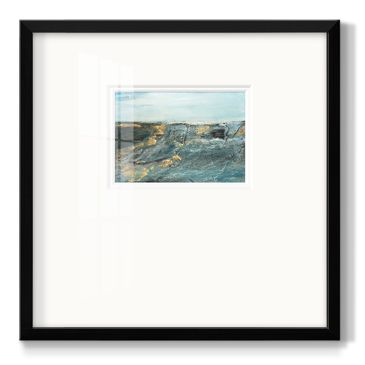 Flow of Love in Ocean I Premium Framed Print Double Matboard