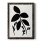 Silhouette Garden II - Premium Canvas Framed in Barnwood - Ready to Hang