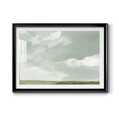 Gray Stone Sky II - Modern Framed Art Print