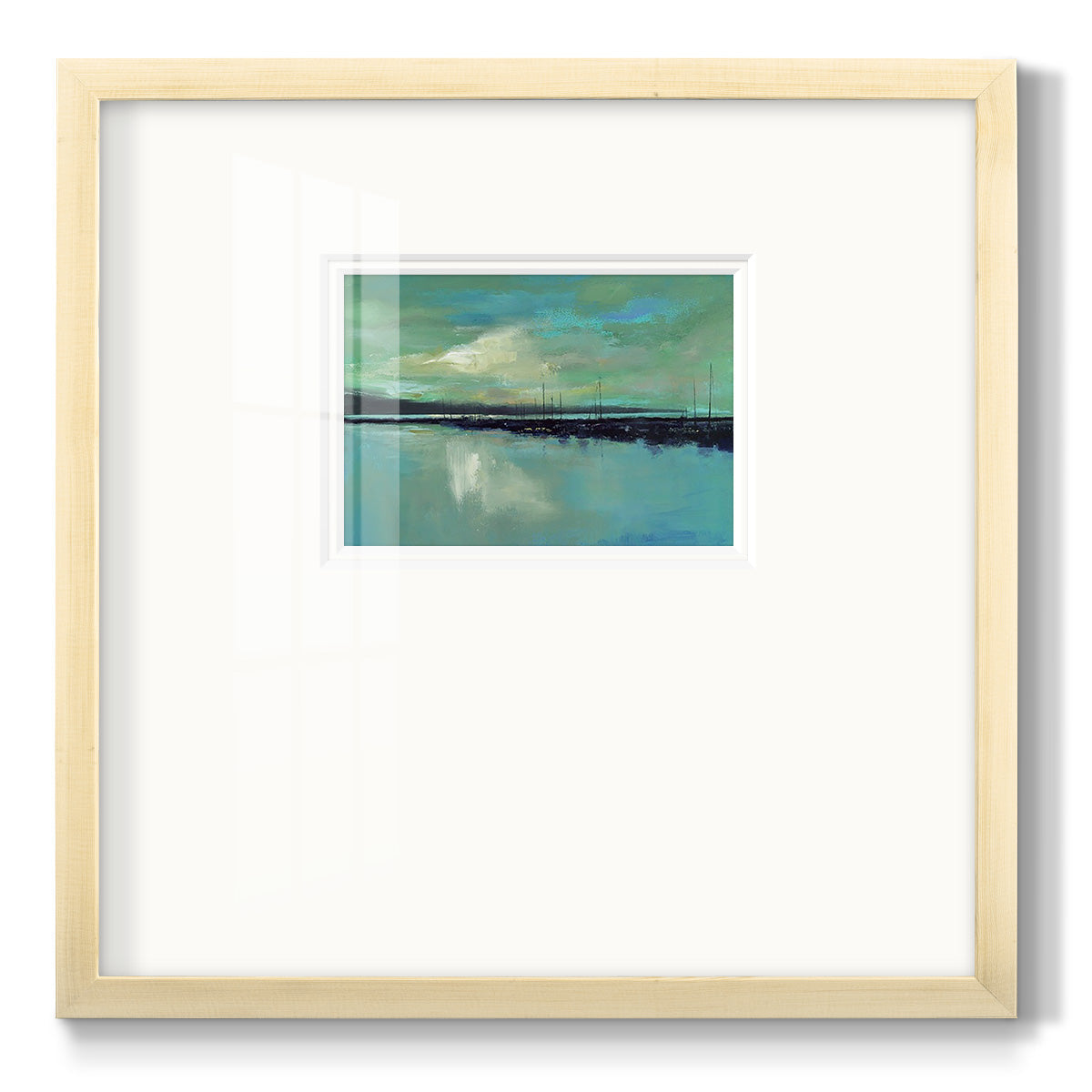 Harbor Light - Double Matboard Framed Print