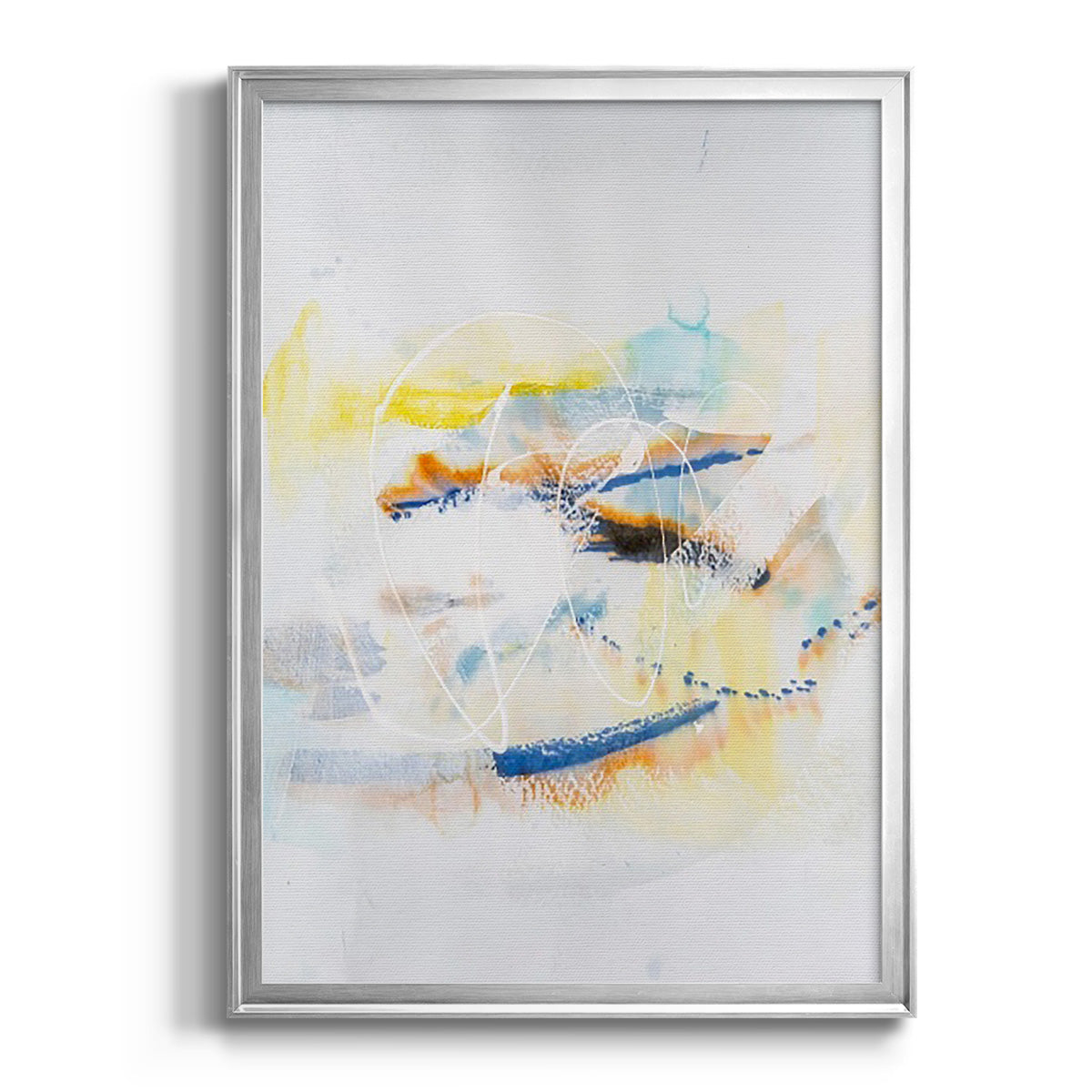 Spacial I - Modern Framed Canvas Print