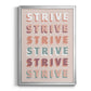 Strive - Modern Framed Canvas Print