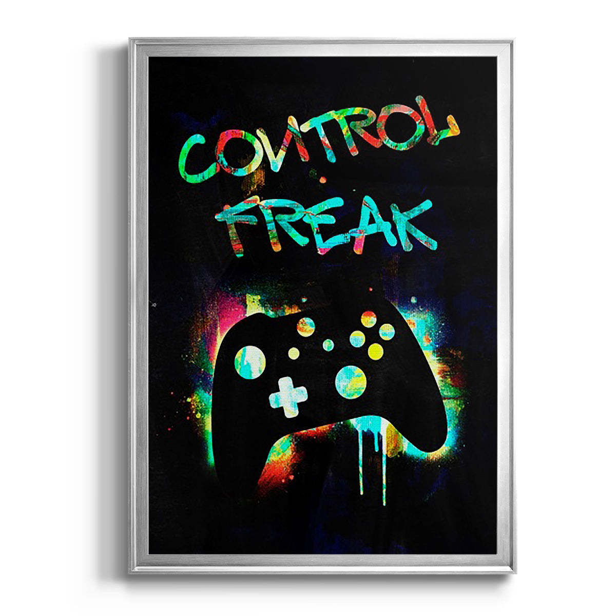 Gamer Tag I - Modern Framed Canvas Print