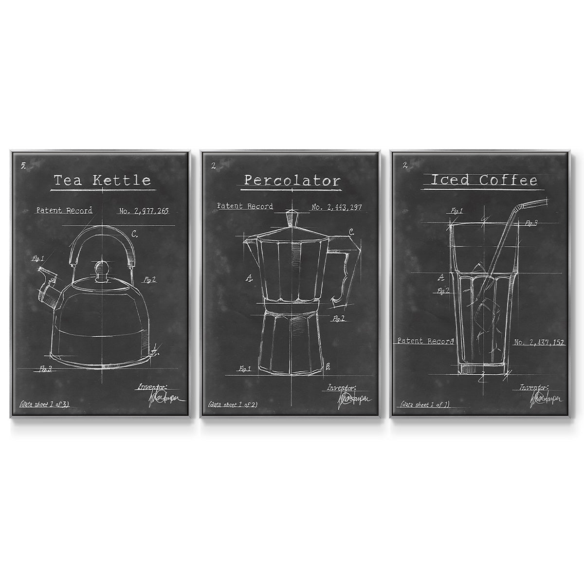 Morning Routine I - Floater Framed Canvas Set